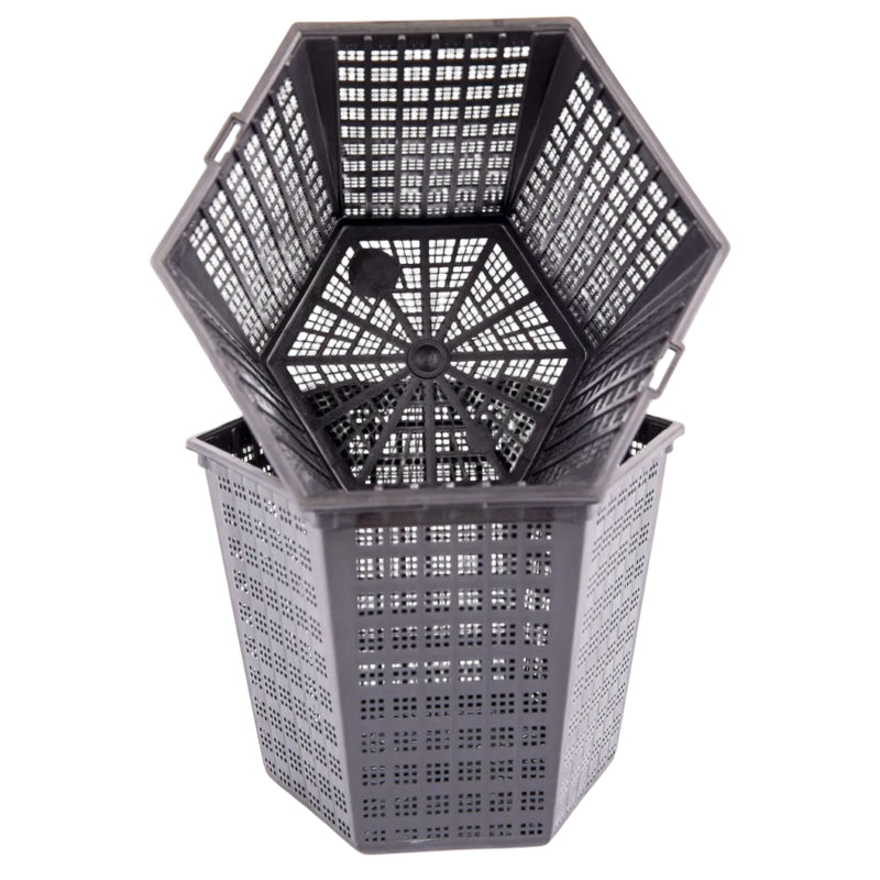 18cm Hexagonal Pond Plant Baskets - 3 Litre