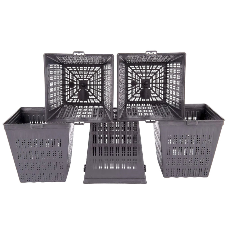11cm Square Pond Plant Baskets - 1 Litre
