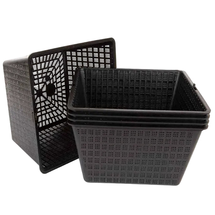 24cm Square Pond Plant Baskets - 5 Litre